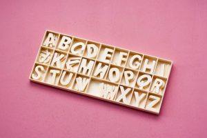 letras de madera