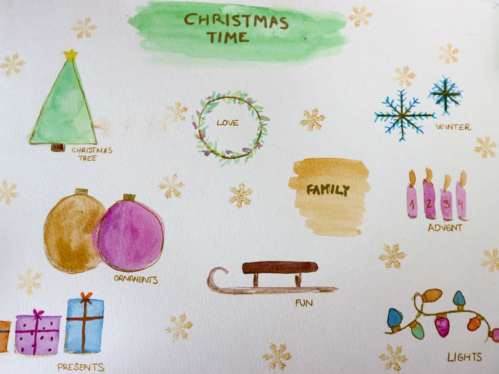 dibujos para hacer postales de navidad originales