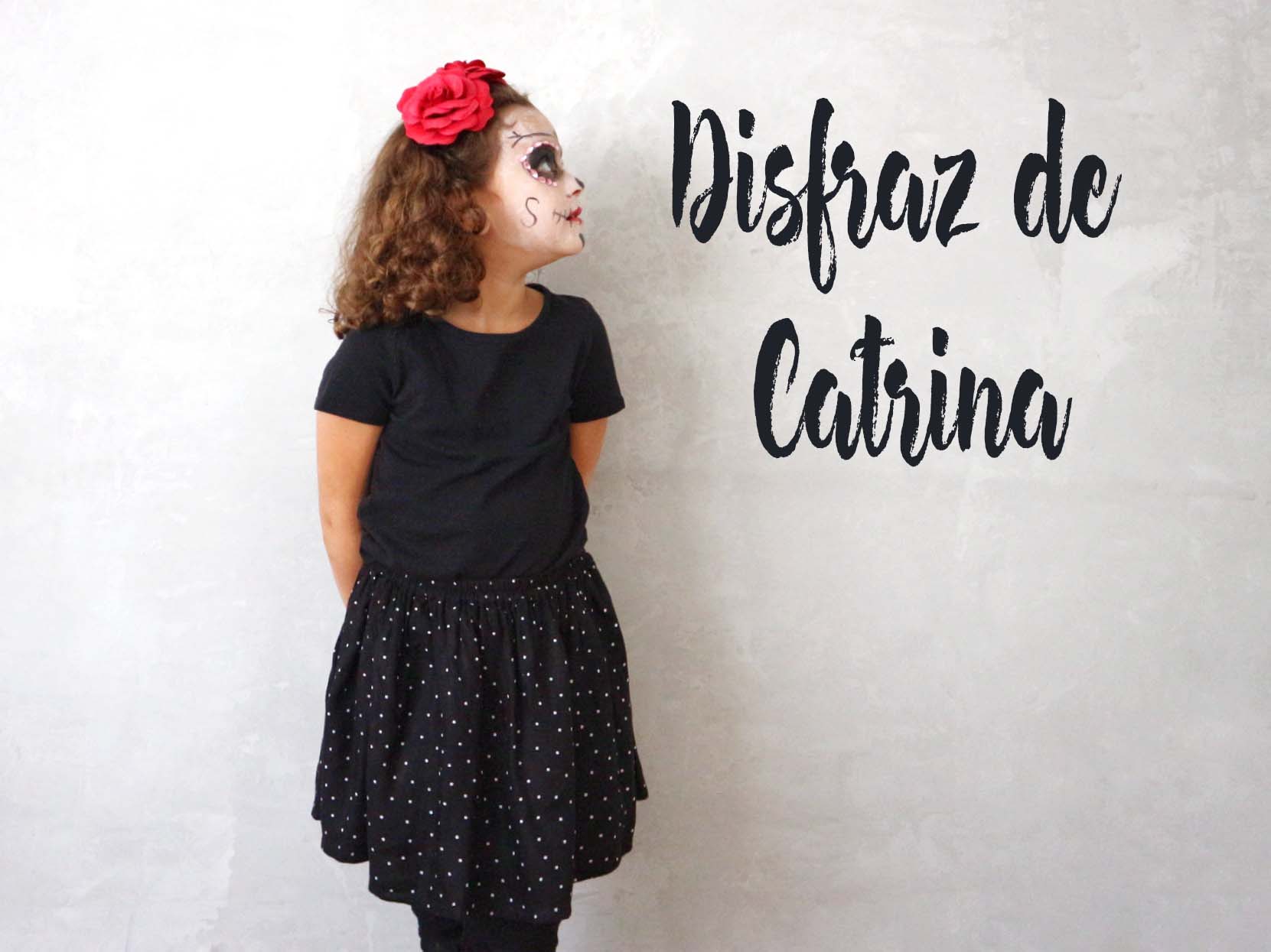 Disfraz casero para halloween. de catrina. - The Beautiful Project